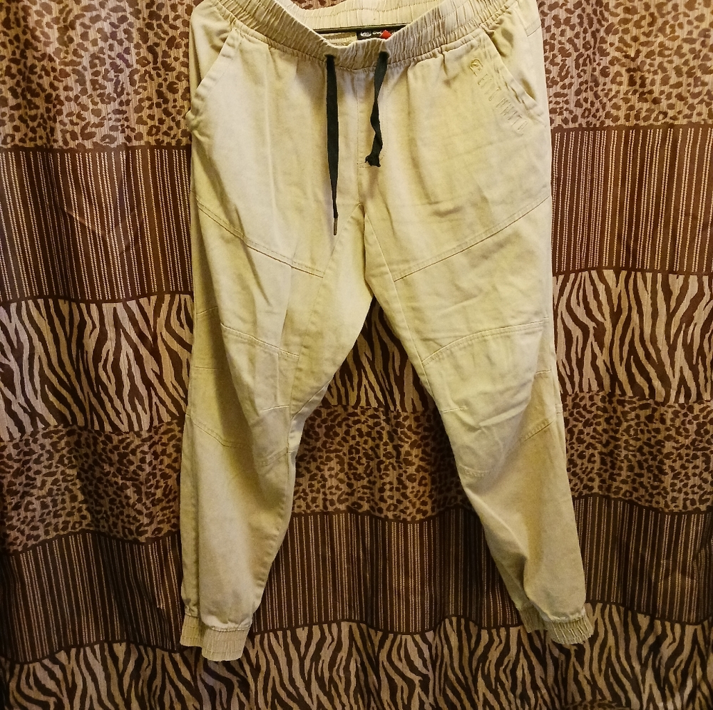 Pair of Ecko unlimited khaki pants in a small